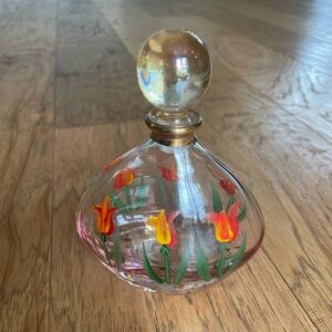Royal Limited Crystal Hand Painted Perfume Decanter
